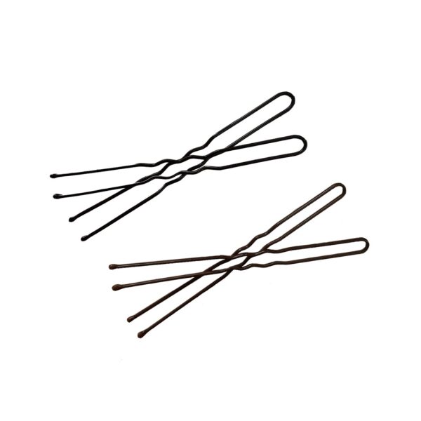 Hair Pins Short x15 – black and brown