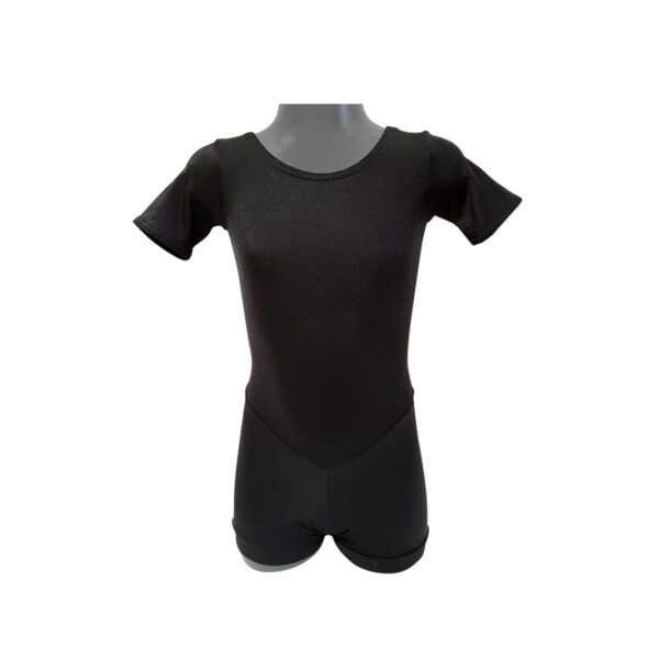 Cap Sleeve Monkey Suit – black