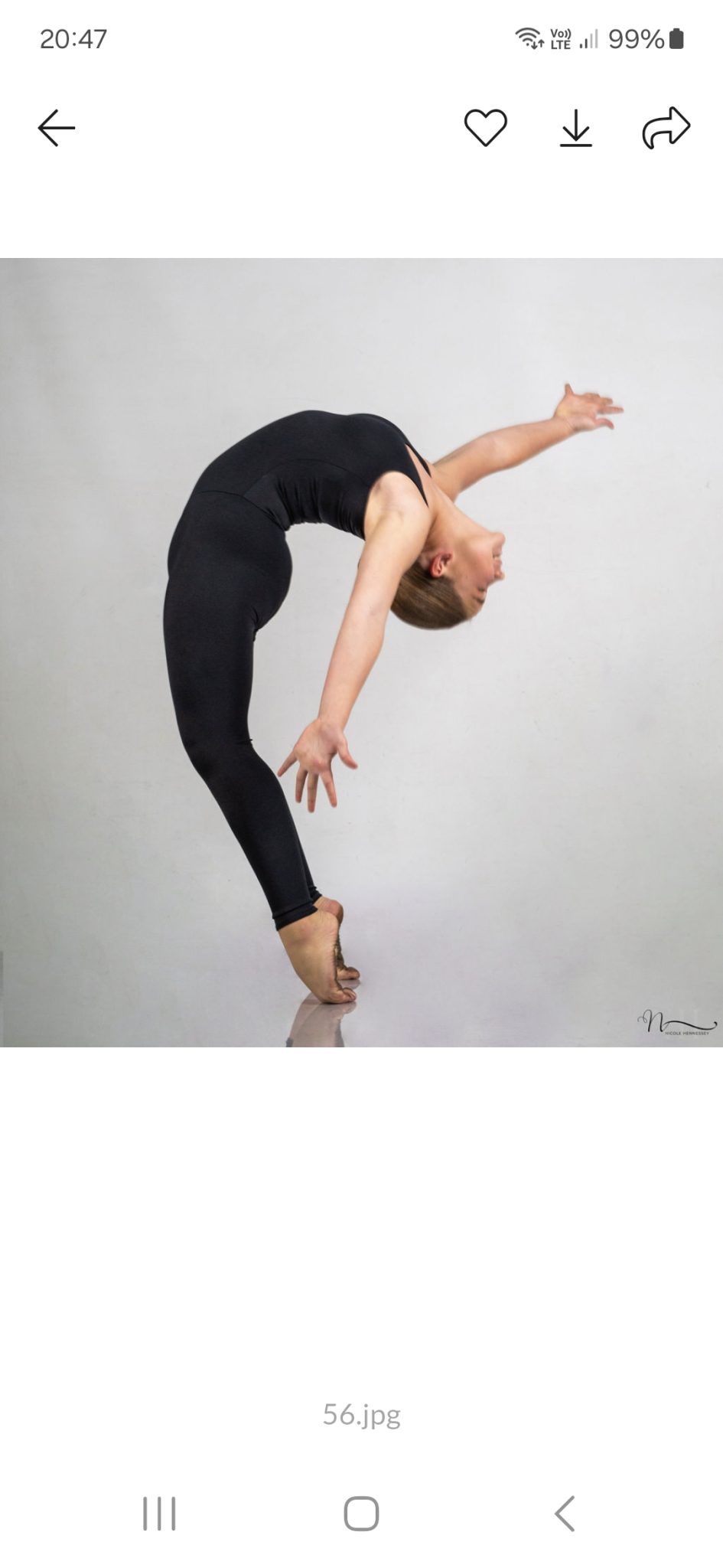 Sleeveless Full Length Unitard – alternate view
