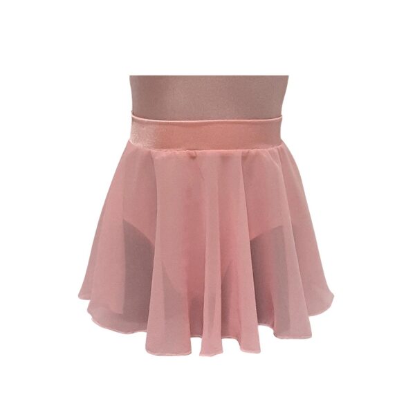 Full-Circle Chiffon Skirt – pink