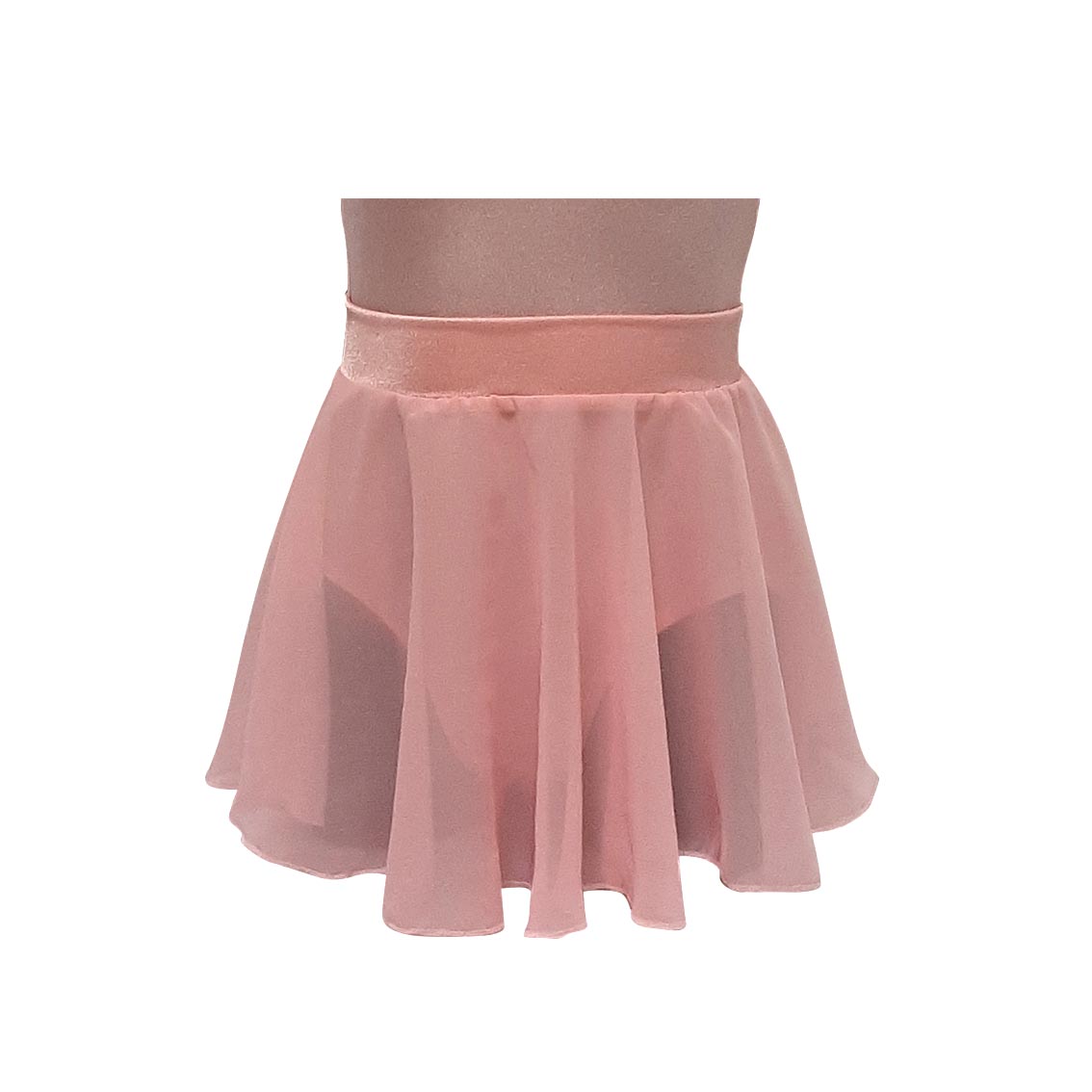Full-Circle Chiffon Skirt – pink