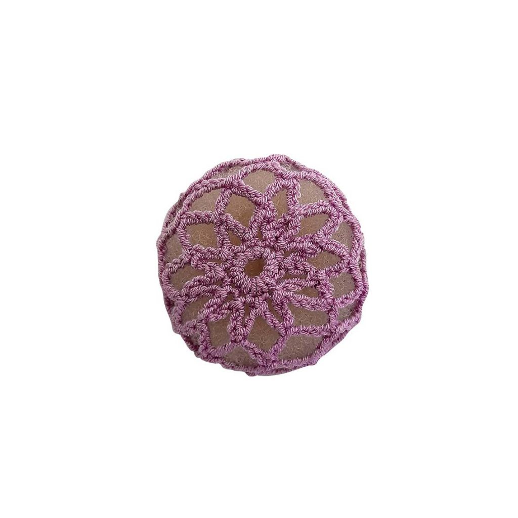 Crochet Bun Cover – Lilac