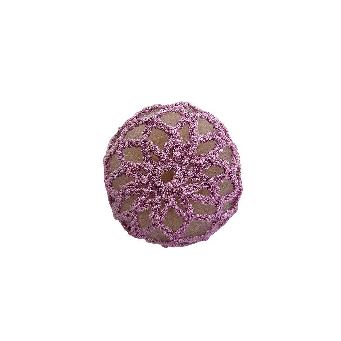 Crochet Bun Cover – Lilac