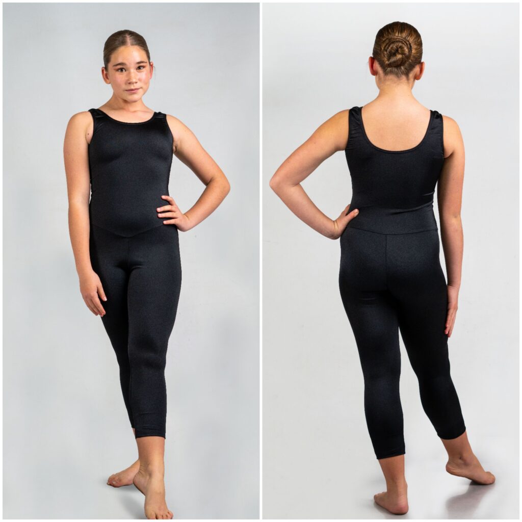 Sleeveless 3/4 Unitard