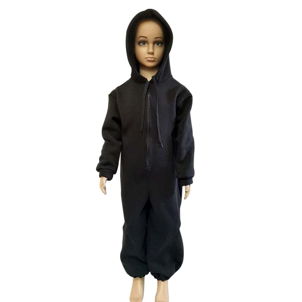 Tracksuit Onesie – black