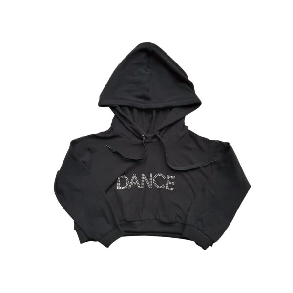 Stoned Crop Top Hoodie – alternate view