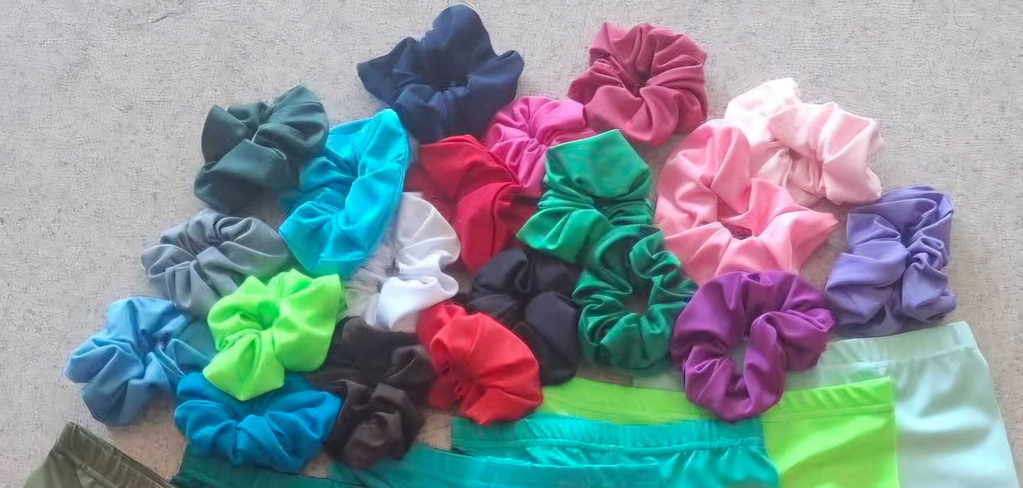 Dance scrunchies – alternate view