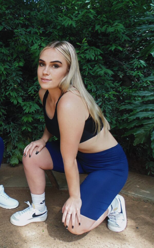 Activewear High Waist Bicycle Style Shorts – alternate view