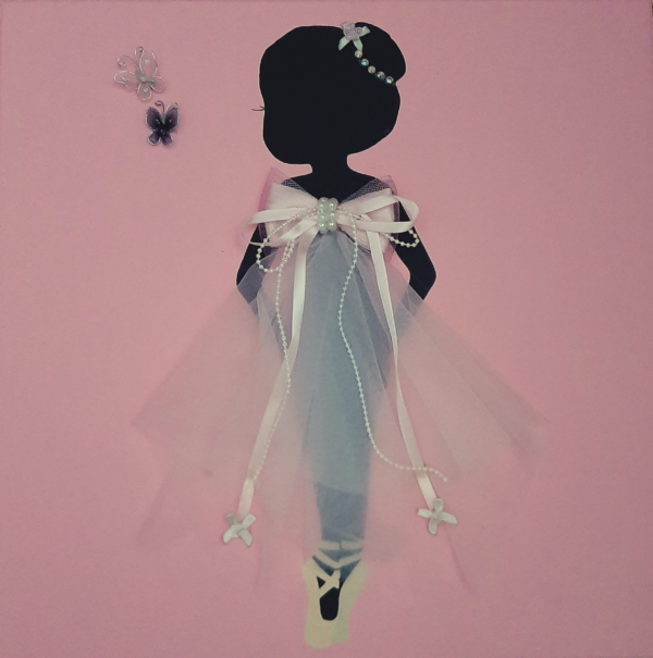 Ballerina Canvas Paintings – Premiere – back view