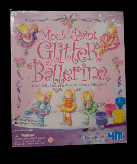 Glitter Ballerina Mould Paint Kit