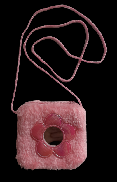 Furry Pink Purse