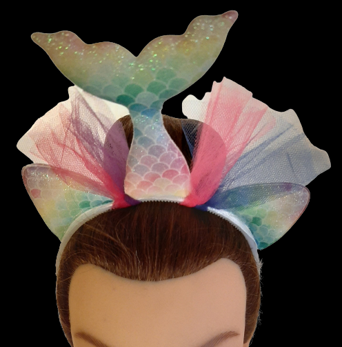 Alice Band Mermaid Tail with Tulle