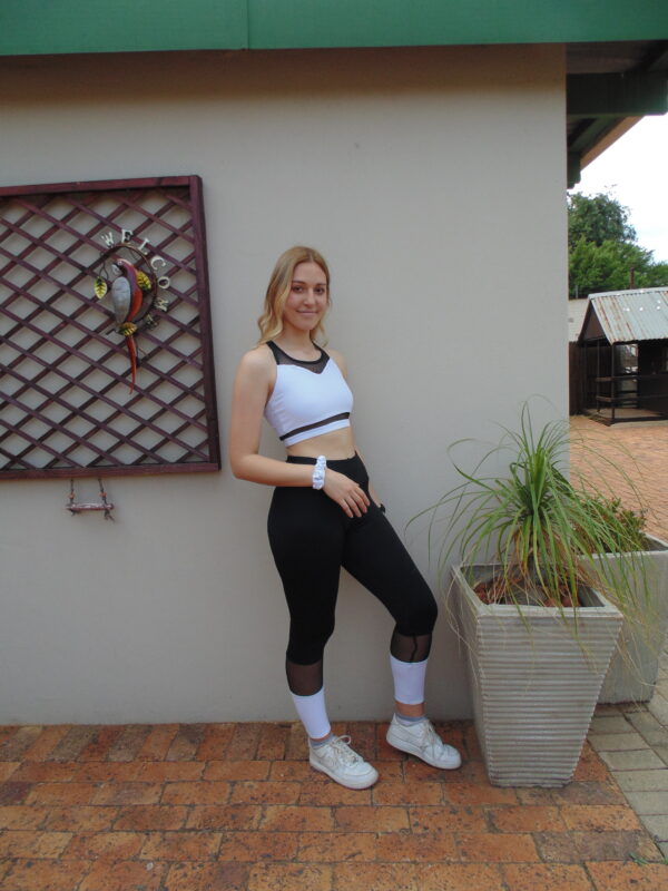 High Waisted Net Insert Leggings – alternate view