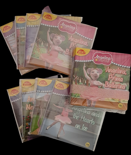 Angelina Pocket Size Ballet Books Set of 8