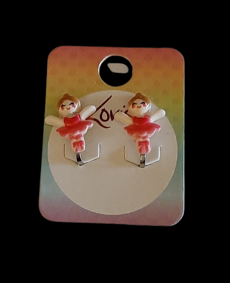 Clip on Ballerina Earrings